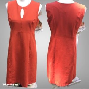 Anne Klein Burnt Orange Dress